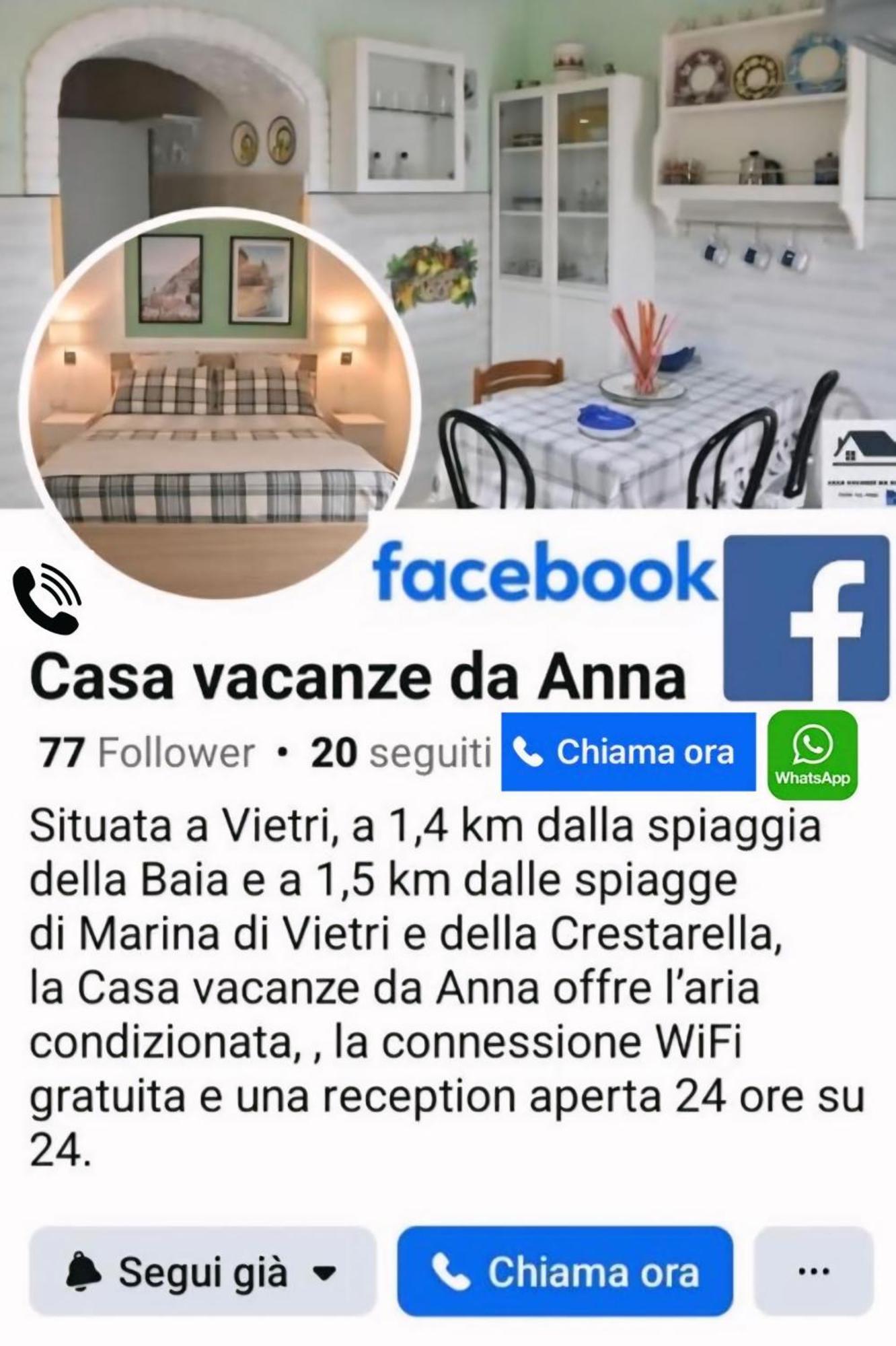 Casa Vacanze Da Anna Vietri Εξωτερικό φωτογραφία